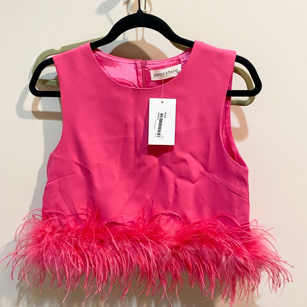 NWT Pants Store Fringe Top